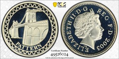 2003 P£1 Menai Bridge Ag PR69DCAM