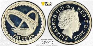 2003 P£1 Gateshead Bridge Silver PR69DCAM