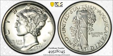 1941-S 10C MS65FB PL