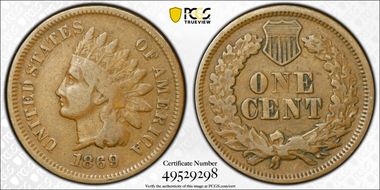 1869/69 1C RPD, FS-301, S-3 VG8BN