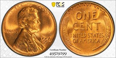 1956-D 1C RPM FS-502 MS65RD