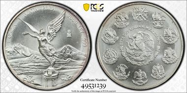 2000-Mo Onza Libertad Ag MS68