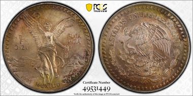 1995-Mo Onza Libertad Ag MS66