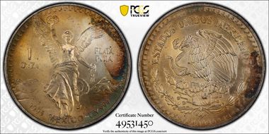 1995-Mo Onza Libertad Ag MS67