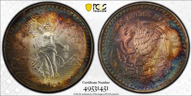 1995-Mo Onza Libertad Ag MS66