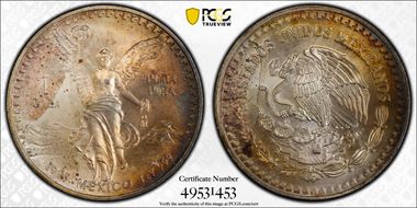 1995-Mo Onza Libertad Ag MS66