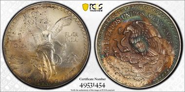 1995-Mo Onza Libertad Ag MS66