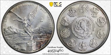 2007-Mo Onza Libertad Ag MS66