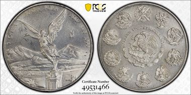2007-Mo Onza Libertad Ag MS66