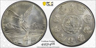 2007-Mo Onza Libertad Ag MS68