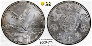 2007-Mo Onza Libertad Ag MS66