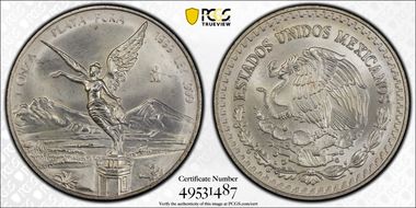 1999-Mo Onza Libertad Ag MS63