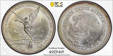 1997-Mo Onza Libertad Ag MS66
