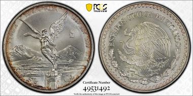 1997-Mo Onza Libertad Ag MS68