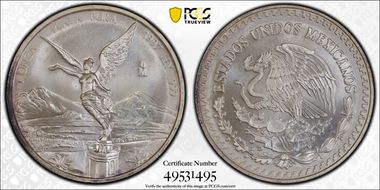 1997-Mo Onza Libertad Ag MS65
