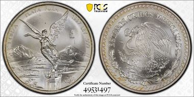 1997-Mo Onza Libertad Ag MS68