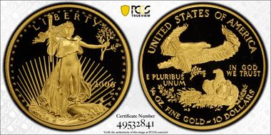 2006-W $10 Gold Eagle PR69DCAM