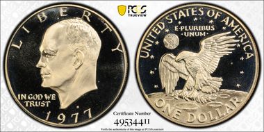 1977-S $1 PR67DCAM