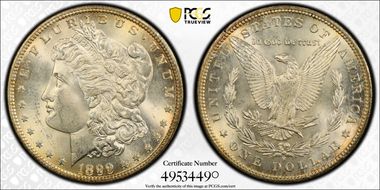 1899-S $1 MS63