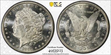 1882-CC $1 MS63PL