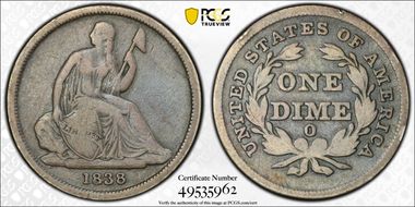 1838-O 10C Fortin-101, RPM F12