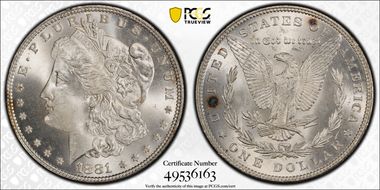 1881 $1 MS65