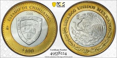 2005-Mo 100 P Chihuahua MS65