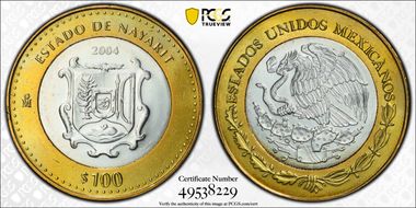 2004-Mo 100 P Nayarit MS64