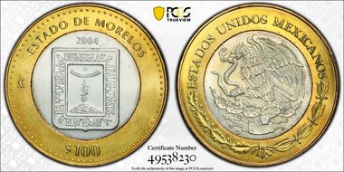 2004-Mo 100 P Morelos MS65