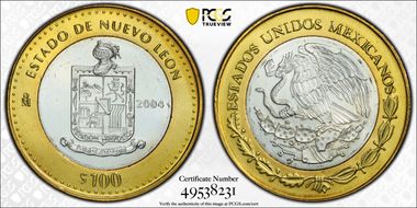 2004-Mo 100 P Nuevo Leon MS65