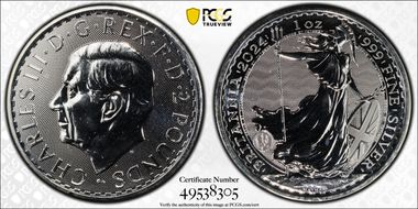 2024 £2 Britannia Ag MS67