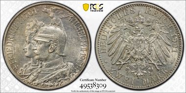 1901 2 Mk 200 Years J-105 AU55