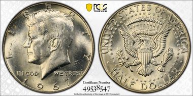 1967 50C MS65