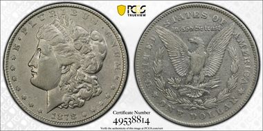 1878 7TF $1 VAM 198 N1