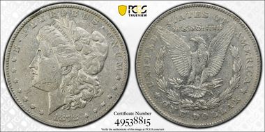 1878 7TF $1 VAM 169 N1