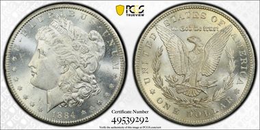 1884-CC $1 MS63