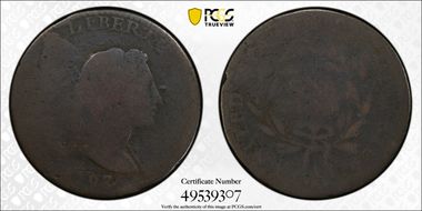 1793 1C Liberty Cap AG3BN