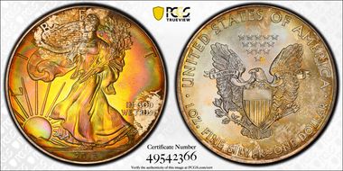 2013 $1 Silver Eagle MS67