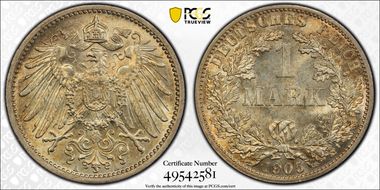 1905-A Mark J-17 MS63