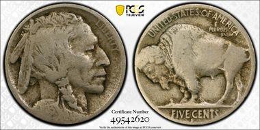 1913-D 5C Type 2 VG8