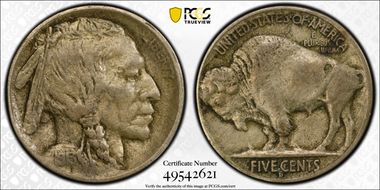 1913-D 5C Type 2 XF40