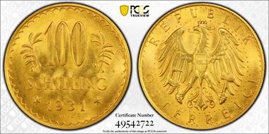 1931 100 Sch KM-2842 PL64