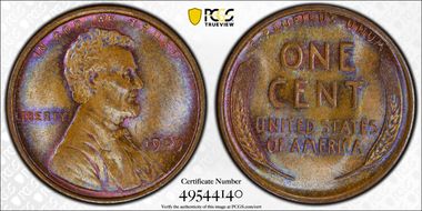 1909 1C Lincoln MS65BN