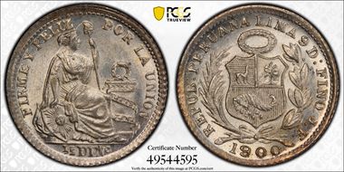 1900/890-JF 1/2 Din KM-206.2  Ag MS65