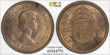 1953 1/2 Cr S-4137 MS63