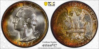 1952-S/S 25C RPM FS-501 MS67+