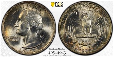 1943 25C DDO, FS-102 MS66