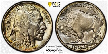 1935-S 5C MS67