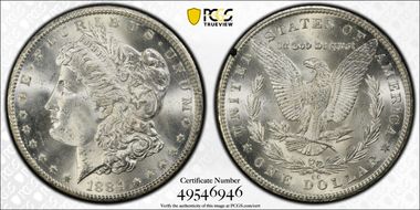 1884-CC $1 GSA Hoard MS64+