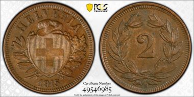 1915 B 2 Rap AU58BN